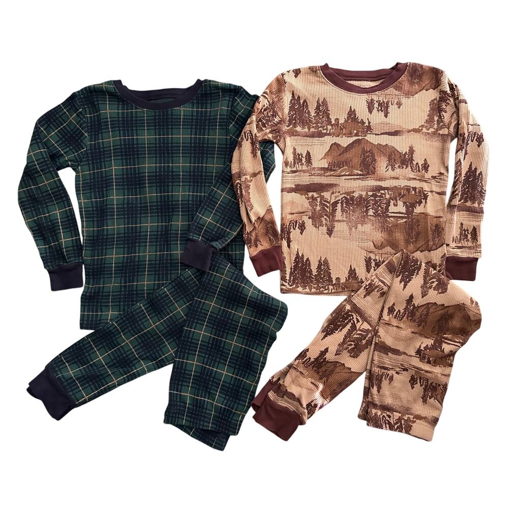 Carter’s Winter Waffle Pajamas - Set of 2